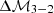 $ \Delta{\cal{M}}_{3-2} $