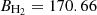 $ B_{\mathrm {H_2}} = 170.66 $