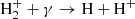 $ {\rm {H_2^+ + \gamma \rightarrow H + H^+} } $