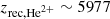 $ z_{{\mathrm {rec, He}}^{2+}} \sim 5977 $