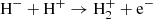$ {\rm {H^- + H^+ \rightarrow H_2^+ + e^-} } $