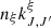$ n_\xi k^\xi _{J,J'} $