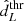 $ \hat{d}^\mathrm{thr}_{L} $