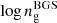 $ \log n_{\mathrm {g}}^{\mathrm {BGS}} $
