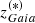 $ z_{Gaia}^{(\ast)} $