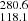 $ _{118.1}^{280.6} $