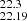 $ _{22.19}^{22.3} $