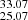 $ _{25.07}^{33.07} $