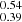 $ _{0.39}^{0.54} $