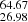 $ _{26.98}^{64.67} $