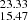 $ _{15.47}^{23.33} $
