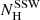 $ N_{\mathrm{H}}^{\mathrm{SSW}} $