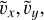 $\[\tilde{v}_{x}, \tilde{v}_{y}\]$