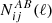 $ N_{ij}^{AB}(\ell) $