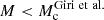 $ M < M_{\mathrm{c}}^{\mathrm{Giri~et~al.}} $