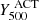 $ Y_{500}^{\text{ ACT}} $