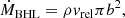 $$ \begin{aligned} \dot{M}_{\rm BHL} = \rho v_{\rm rel} \pi b^{2}, \end{aligned} $$