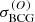 $ \sigma^{(O)}_{\mathrm{BCG}} $