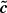 $ {\boldsymbol {{\tilde {c}}}} $