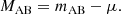 $$ \begin{aligned} M_{\rm AB} = m_{\rm AB}-\mu . \end{aligned} $$
