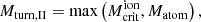 $$ \begin{aligned} M_{\rm {turn,II}}&= \max \left(M_{\rm {crit}}^\mathrm{{ion}}, M_{\rm {atom}}\right), \end{aligned} $$