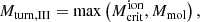 $$ \begin{aligned} M_{\rm {turn,III}}&= \max \left( M_{\rm {crit}}^\mathrm{{ion}}, M_{\rm {mol}} \right), \end{aligned} $$