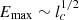 $ E_{\mathrm {max}} \sim l_c^{1/2} $