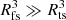 $ R^3_{\mathrm {fs}}\gg R^3_{\mathrm {ts}} $