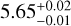 $5.65_{-0.01}^{+0.02}$