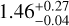 $1.46_{-0.04}^{+0.27}$