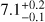 $7.1_{-0.1}^{+0.2}$
