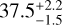 $37.5_{-1.5}^{+2.2}$
