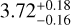 $3.72_{-0.16}^{+0.18}$