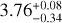 $3.76_{-0.34}^{+0.08}$