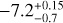 $-7.2_{-0.7}^{+0.15}$