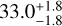 $33.0_{-1.8}^{+1.8}$