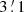 $ 3\mathop {.}\limits ^{\prime } 1 $