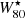 $ W^{\star}_{80} $