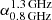 $ \alpha^{1.3\,\mathrm{GHz}}_{0.8\,\mathrm{GHz}} $