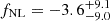 $ f_{\mathrm{NL}} = -3.6^{+9.1}_{-9.0} $