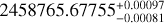 $\[2458765.67755_{-0.00081}^{+0.00097}\]$