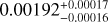 $\[0.00192_{-0.00016}^{+0.00017}\]$