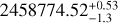 $\[2458774.52_{-1.3}^{+0.53}\]$