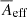 $ \overline{A}_{\mathrm{eff}} $