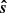 $ \boldsymbol{\hat s} $