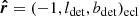 $$ \begin{aligned} \boldsymbol{\hat{r}}&= (-1, l_{\mathrm{det} }, b_{\mathrm{det} })_{\mathrm{ecl} } \end{aligned} $$