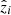 $ \hat{z}_i $