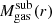 $ {M_{\mathrm {gas}}^{\mathrm {sub}}(r)} $