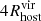 $ 4{R_{\mathrm {host}}^{\mathrm {vir}}} $