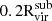 $ 0.2\mathrm {R_{vir}^{sub}} $